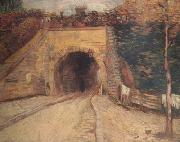 Vincent Van Gogh Roadway wtih Underpass (nn04) Spain oil painting reproduction